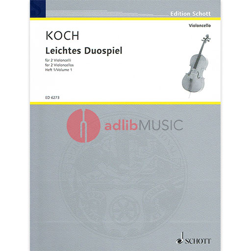 EASY DUETS FOR VIOLONCELLI V1 - KOCH - SCHOTT