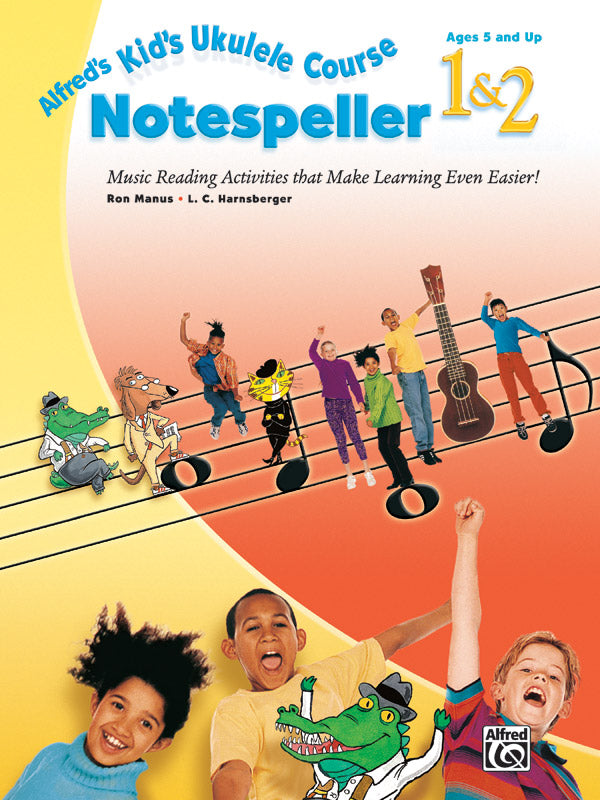 Alfreds Kids Ukulele Course Notespeller 1&2