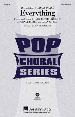 Everything - SSA Roger Emerson Hal Leonard Choral Score Octavo