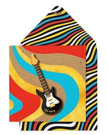 Greeting Card - Funky You Rock Guitar