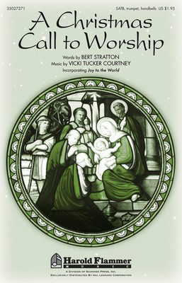 A Christmas Call to Worship - (with Joy to the World) - SATB Bert Stratton|Charles Wesley|Joseph M. Martin|Vicki Tucker Courtney Shawnee Press Choral Score Octavo