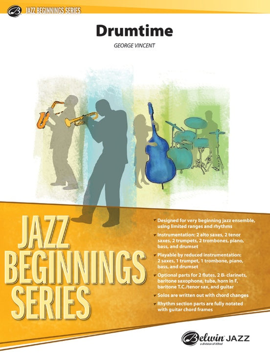 Drumtime - Jazz Ensemble Conductor Score & Parts (Digital Download)