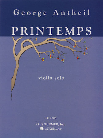 Antheil - Printemps - Violin Solo Schirmer 50485593