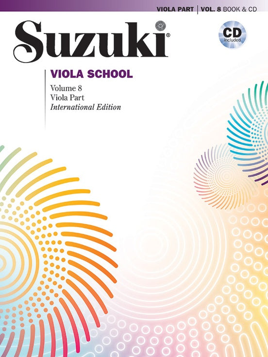 Suzuki Viola School Volume 8 Bk/CD