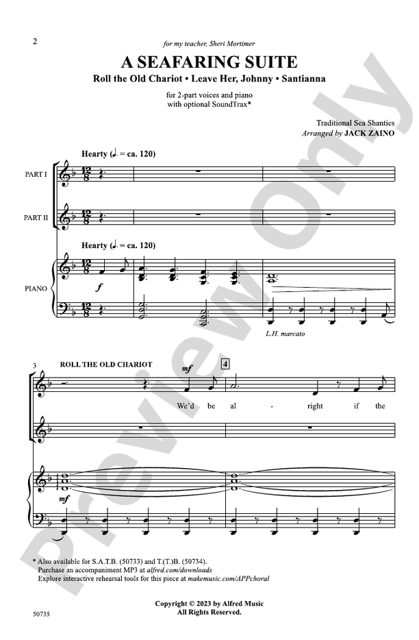 A Seafaring Suite - 2 Part Treble Choral Octavo (Digital Download)
