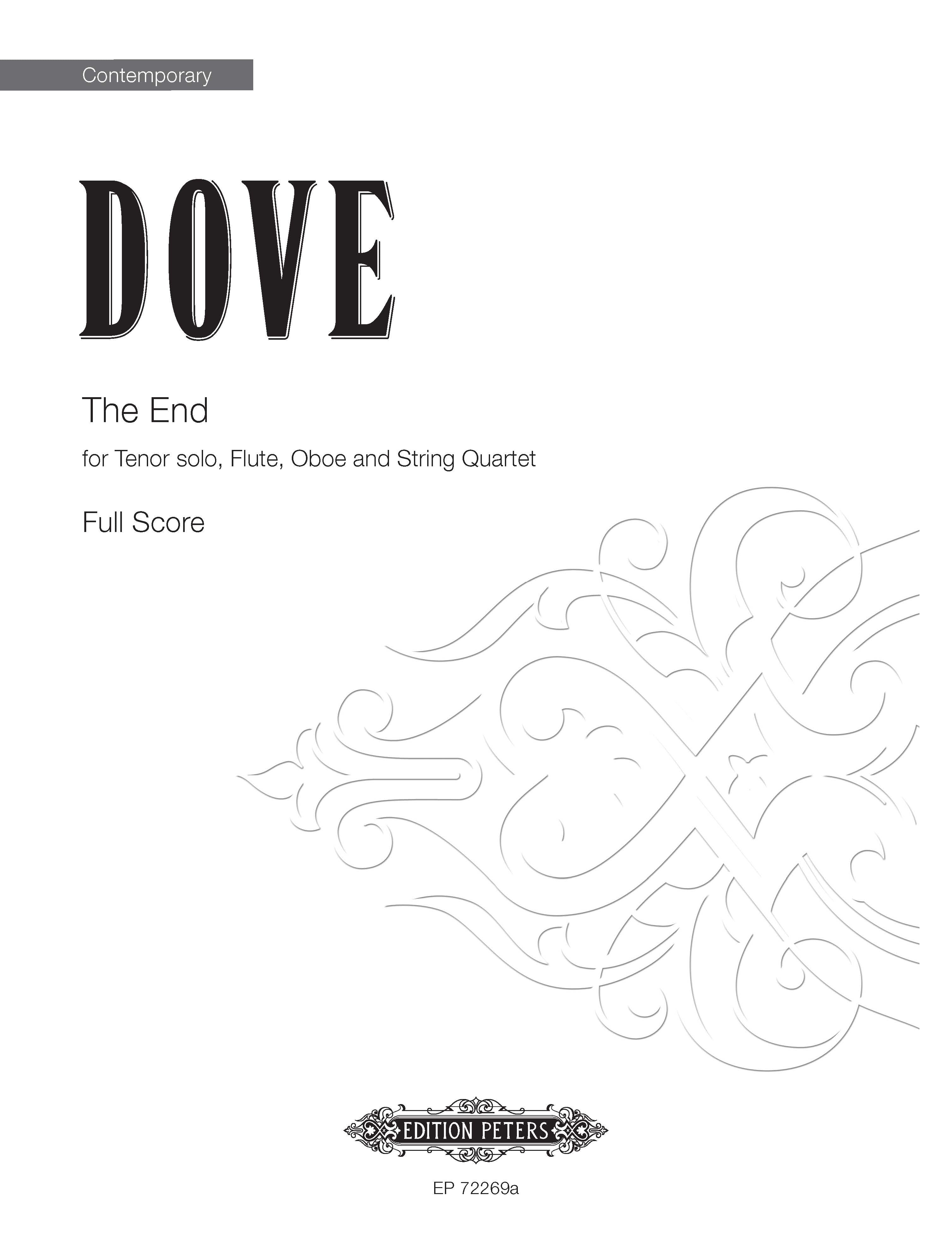 The End - Flute/Oboe/Tenor Voice/String Quartet Full Score (Digital Download)