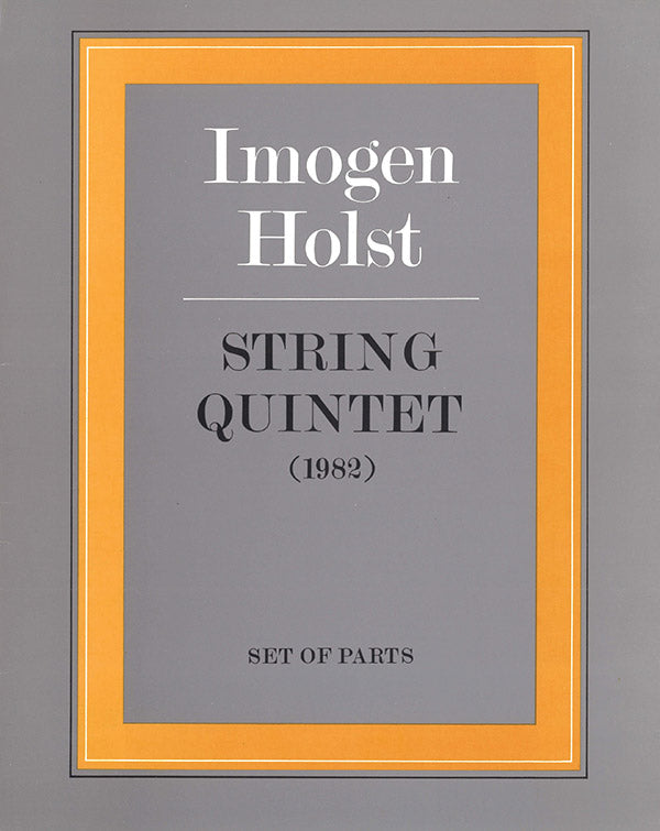 String Quintet (1982) Set of Parts