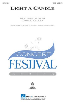 Light a Candle - SATB Hal Leonard Choral Score Octavo