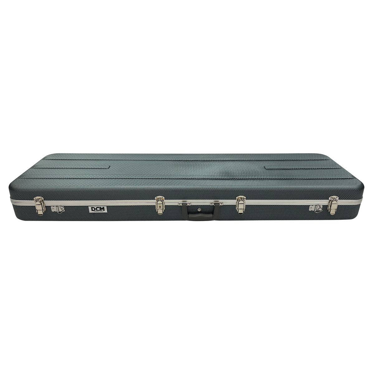 DCM BC2C ABS / Fibre Deluxe Electric Bass Case Dark Silver Lining
