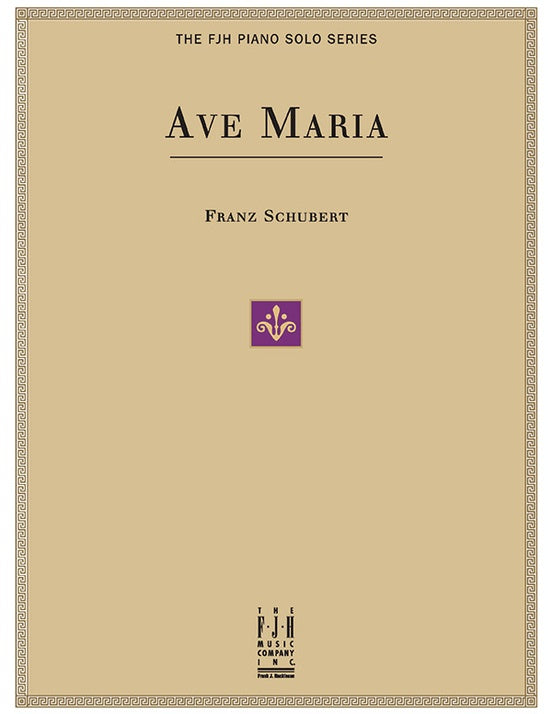 Schubert - Ave Maria - Piano (Digital Download)