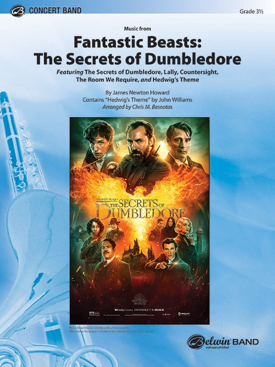 Fantastic Beasts: The Secrets of Dumbledore – Concert Band Conductor Score & Parts (Digital Download)