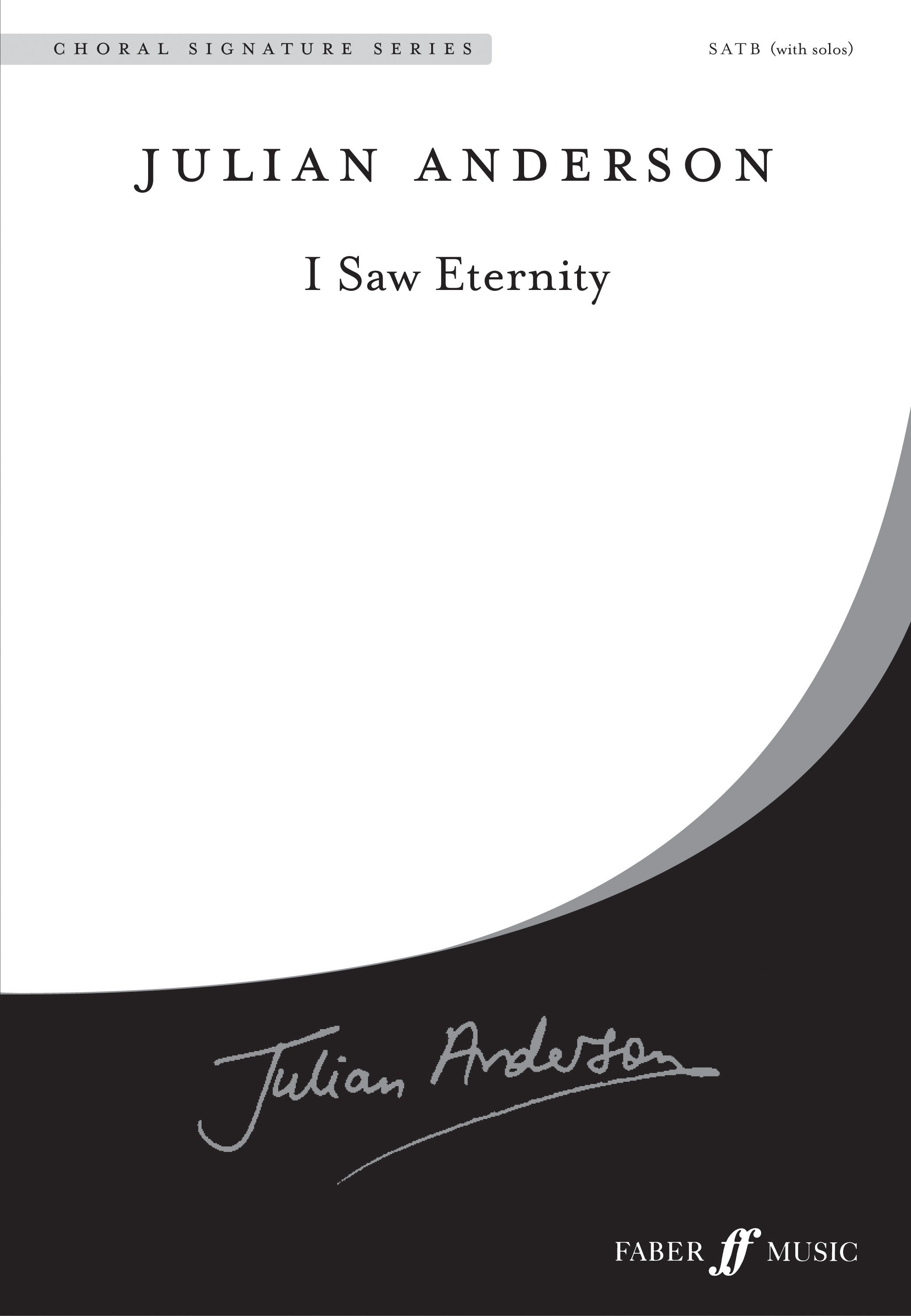 I Saw Eternity - SATB Chorus (Digital Download)