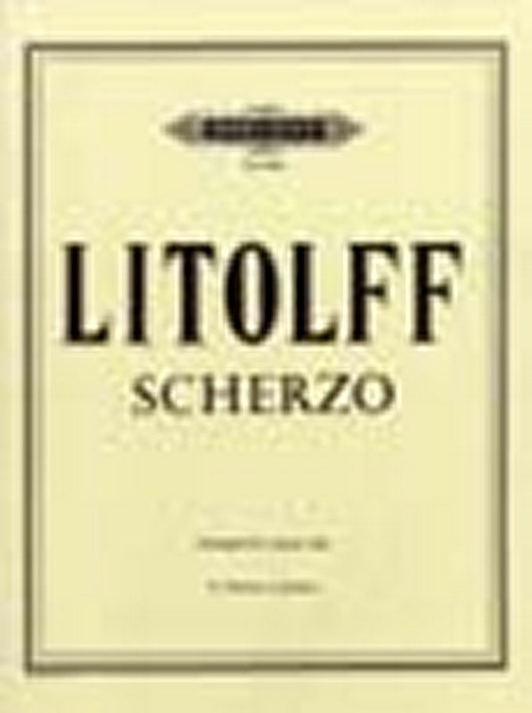 Litolff - Scherzo (Concerto Symphonique #4 Op102) - Piano Solo - Peters H1462