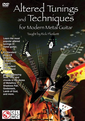 Altered Tunings and Techniques for Modern Metal Guitar - Guitar Rick Plunkett Cherry Lane Music Guitar TAB DVD