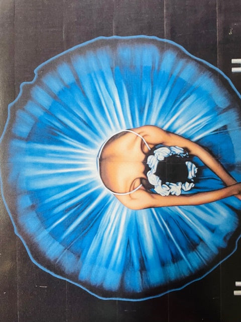 Greeting Card - Ballerina in a Blue Tutu