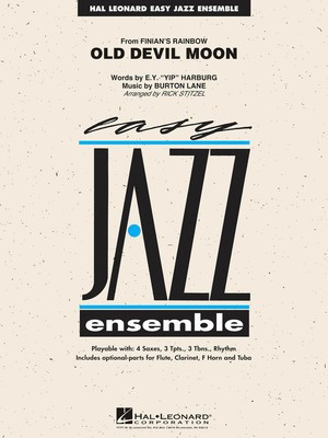 Old Devil Moon - Burton Lane|E.Y. Harburg - Rick Stitzel Hal Leonard Score/Parts/CD