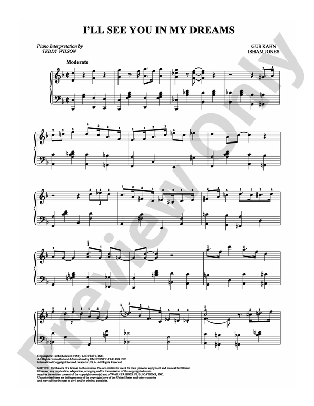 I'll See You In My Dreams - DSM-PS-0002633 - Piano (Digital Download)