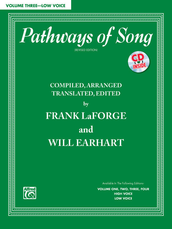 Pathways of Song Volume 3 Book/CD Low