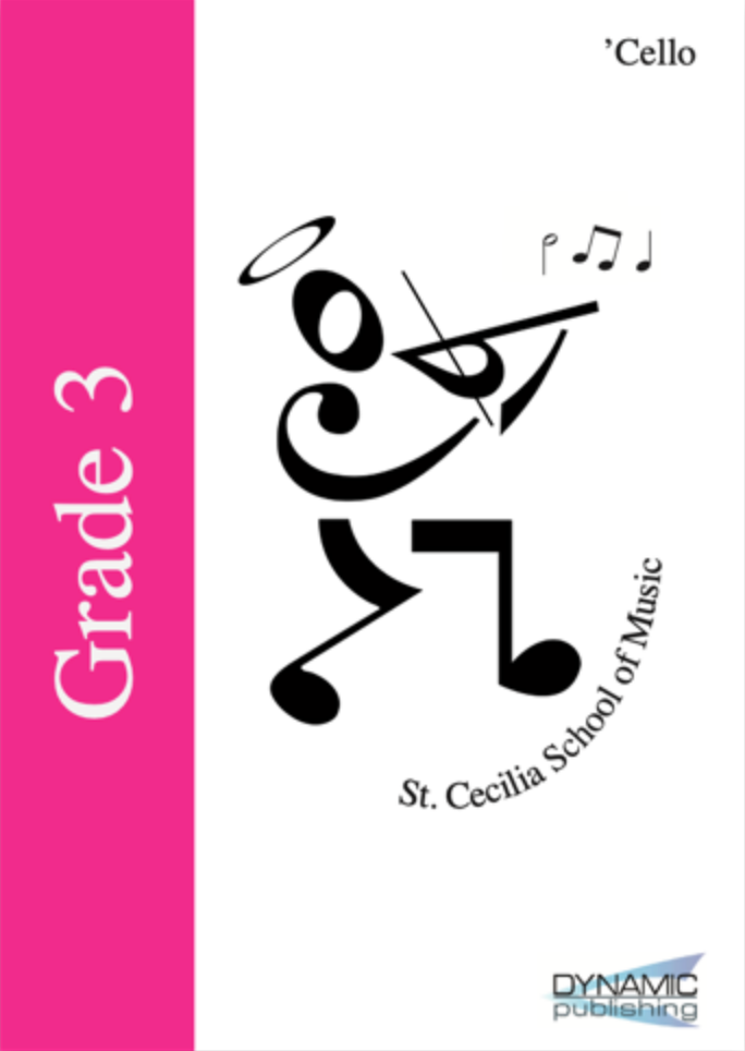 St Cecilia School of Music (SCSM) Cello Examination Book - Grade Three (Cello Part Only)