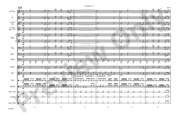 Finale (Don't Feed the Plants) – Marching Band Conductor Score & Parts (Digital Download)