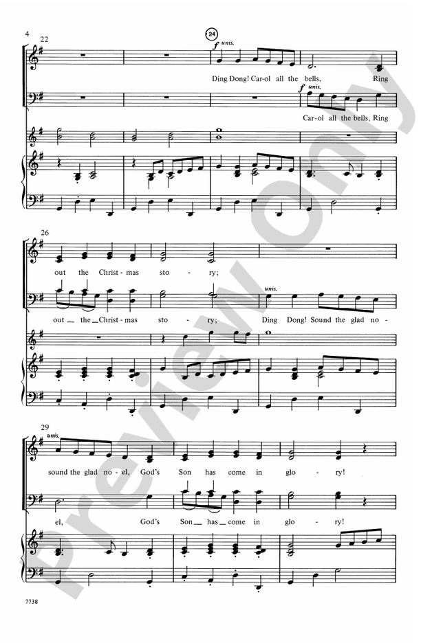 Ding Dong! Merrily on High – SATB Choral Octavo (Digital Download)