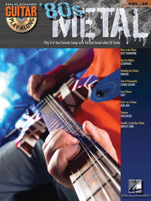 80s Metal - Guitar Play-Along Volume 39 - Guitar Hal Leonard Guitar TAB with Lyrics & Chords /CD