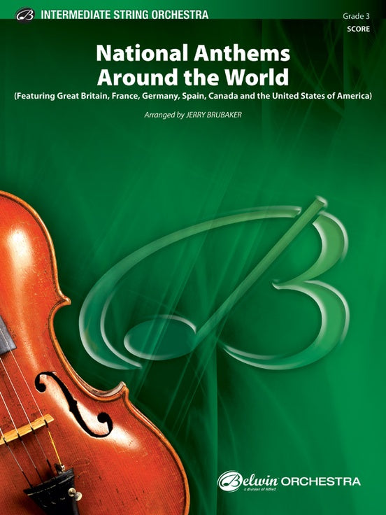 National Anthems Around the World – String Orchestra Conductor Score & Parts (Digital Download)
