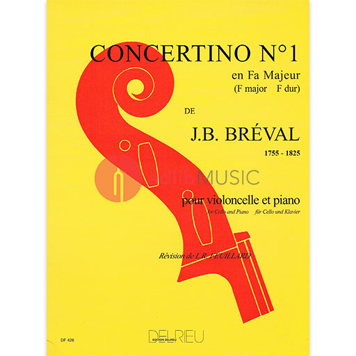Breval - Concertino #1 in Fmaj - Cello Delrieu DF426