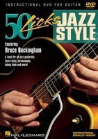 50 Licks Jazz Style - Guitar Hal Leonard DVD