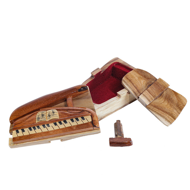 Secrets Box in the Shape of a Grand Piano.