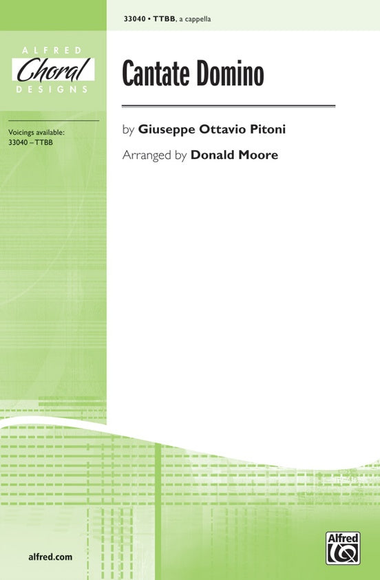 Cantate Domino – TTBB, a cappella Choral Octavo (Digital Download)