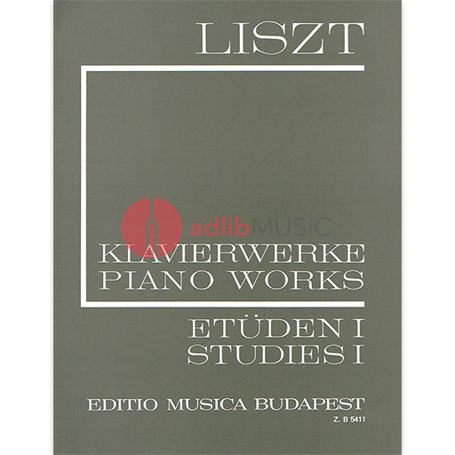 STUDIES VOL 1 TRANSCENDANTES ETUDES - LISZT - PIANO - EMB