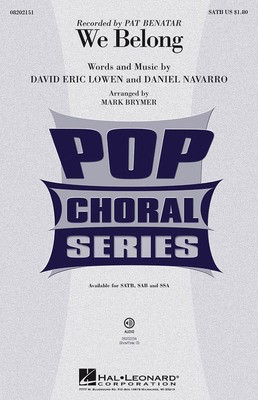 We Belong - SAB Mark Brymer Hal Leonard Choral Score Octavo
