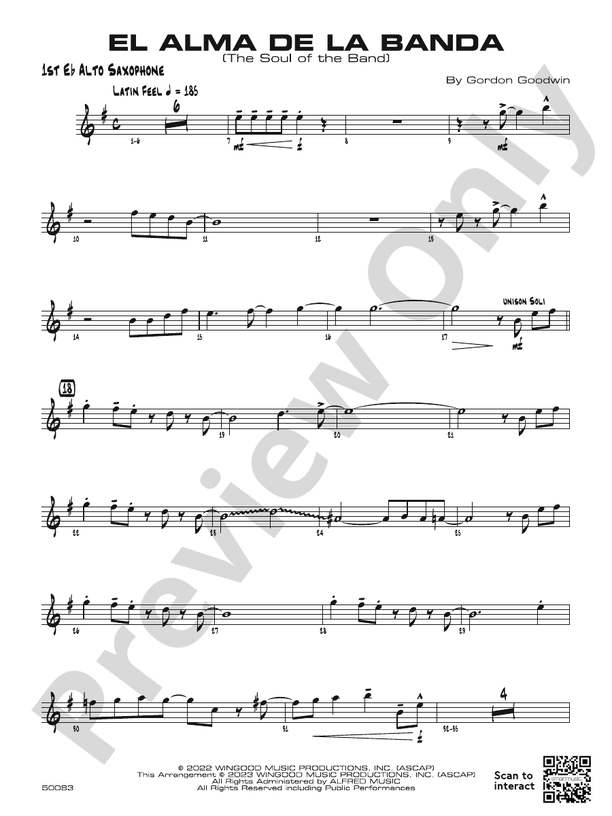 El Alma de la Banda – Jazz Ensemble Conductor Score & Parts (Digital Download)