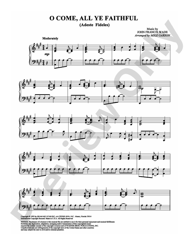 O Come, All Ye Faithful (Adeste Fideles) - DSM-PS-0004130 - Piano (Digital Download)