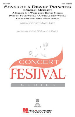 Songs of a Disney Princess - Choral Medley - Mac Huff Hal Leonard ShowTrax CD CD