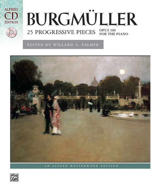 Burgmuller 25 Progressive Pieces Op 100 Bk/CD