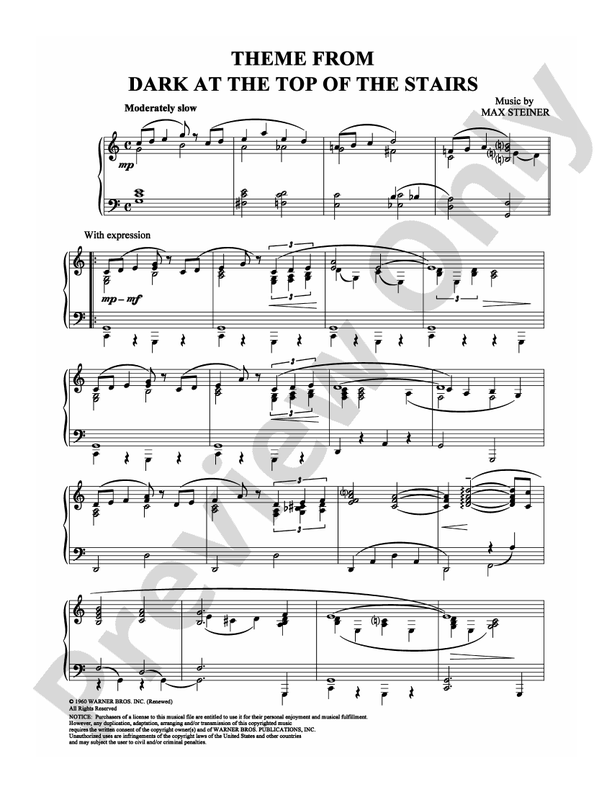The Dark at the Top of the Stairs (Main Theme) - Piano (Digital Download)
