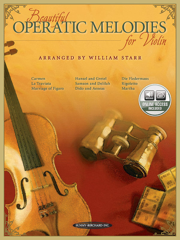 Beautiful Operatic Melodies for Violin Bk/CD