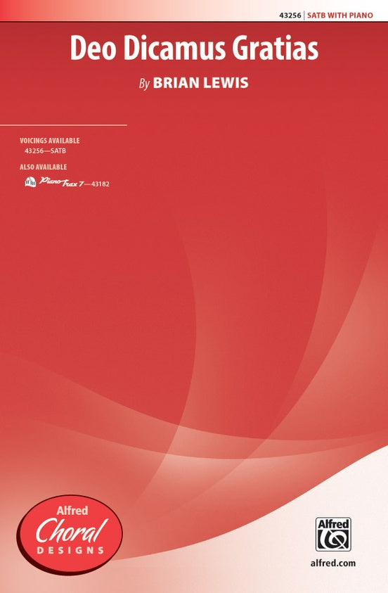 Deo Dicamus Gratias – SATB Choral Octavo (Digital Download)