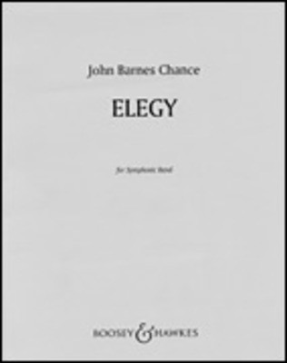 Elegy - John Barnes Chance - Boosey & Hawkes Score/Parts