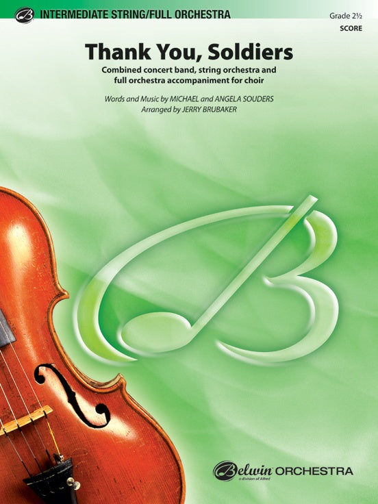 Thank You, Soldiers – Full Orchestra Conductor Score & Parts (Digital Download)
