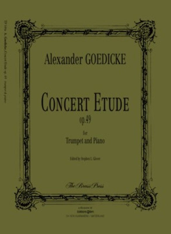 Concert Etude Op.49 - Goedicke - Brass Press