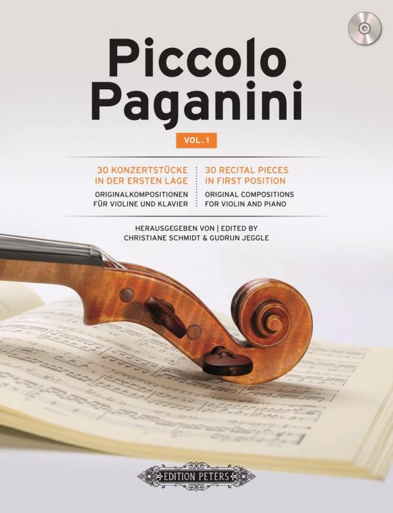 Piccolo Paganini Volume 1 - Violin/Piano Accompaniment - Edited by Schmidt/Jeggle - Peters EP11381A