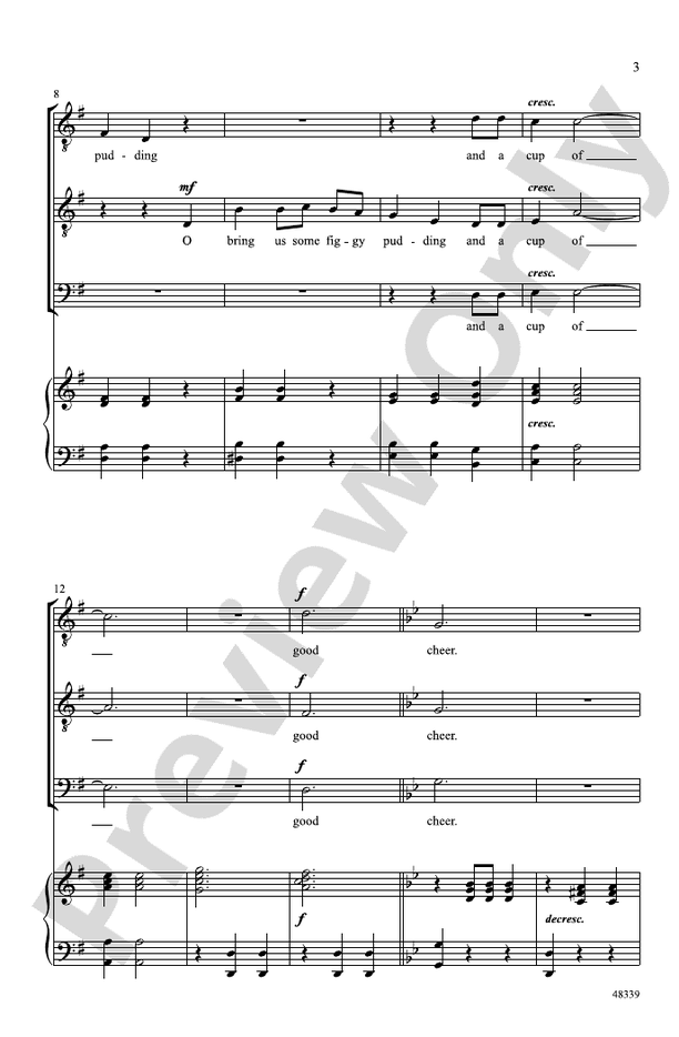 Figgy Pudding! – TTB Choral Octavo (Digital Download)