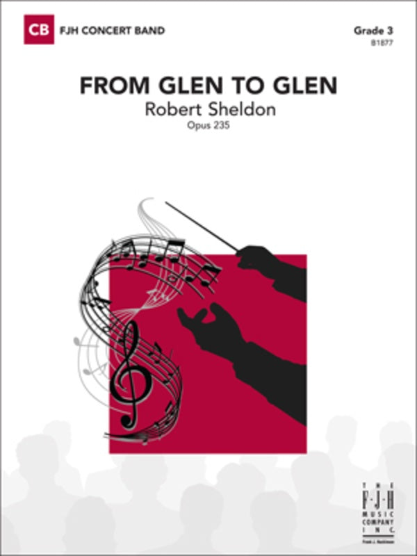 Sheldon - From Glen to Glen - Concert Band Grade 3 Score/Parts FJH B1877