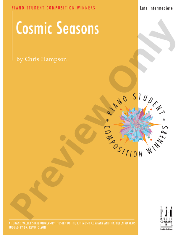 Cosmic Seasons - Piano (Digital Download)