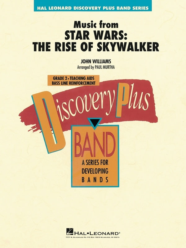 Williams - Music from Star Wars: Rise of Skywalker - FlexBand Grade 2 Score/Parts arranged by Murtha Hal Leonard 4006545