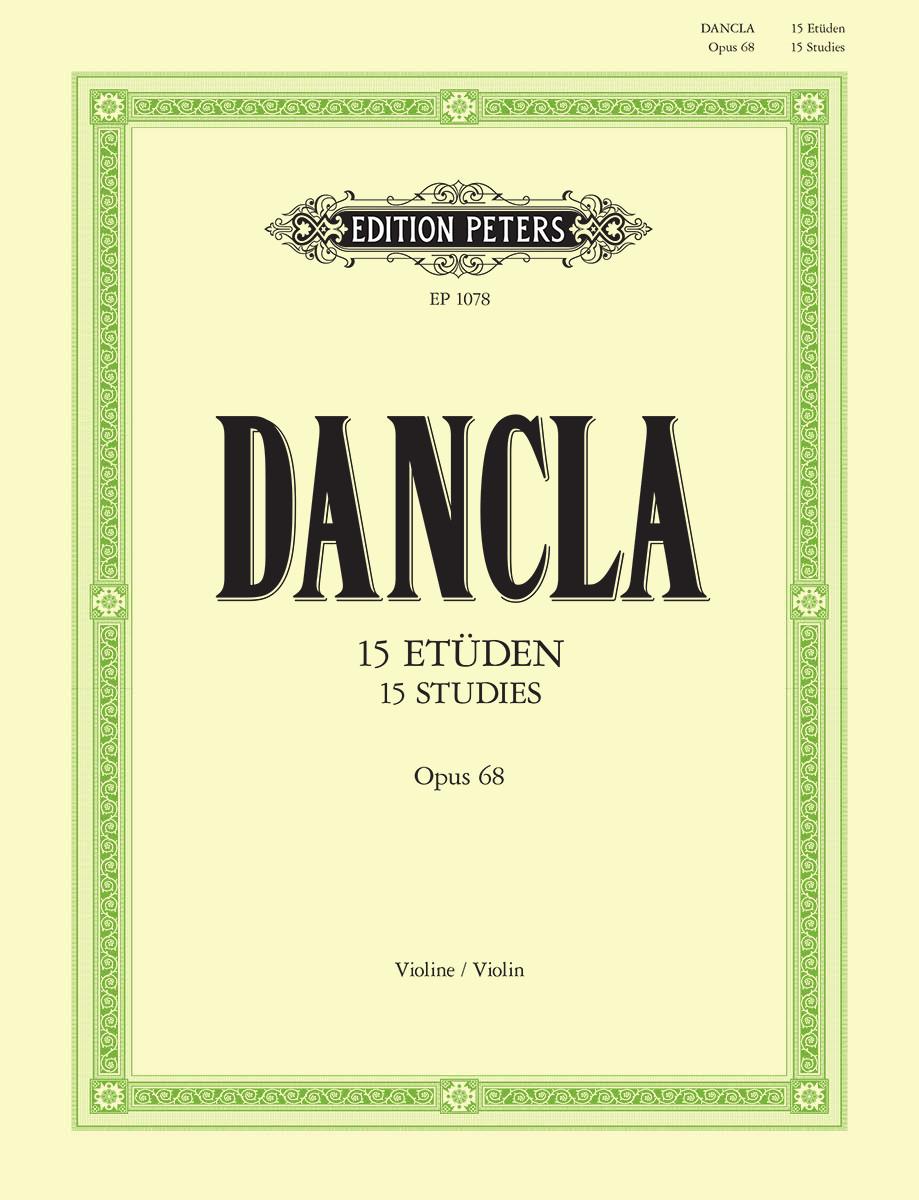 Dancla - 15 Studies Op68 - Violin Duet - Peters EP1078