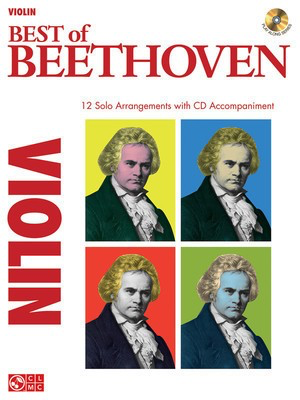 Best of Beethoven - 12 Solo Arrangements with CD Accompaniment - Ludwig van Beethoven - Violin Ludwig van Beethoven Cherry Lane Music /CD